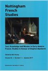 Nottingham French Studies Issue 56