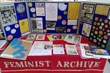 Stall at Central Library on IWD