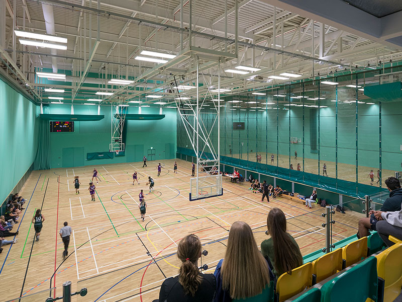 Indoor Sports Hall at David Ross Sports Village