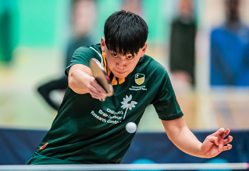 Performance Table Tennis - University of Nottingham