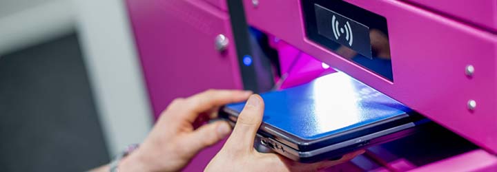 Laptop loan lockers